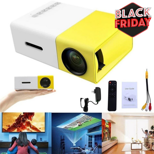 MINI PROYECTOR AMARILLO YG300 PORTATIL - Últimas unidades con un 40% OFF